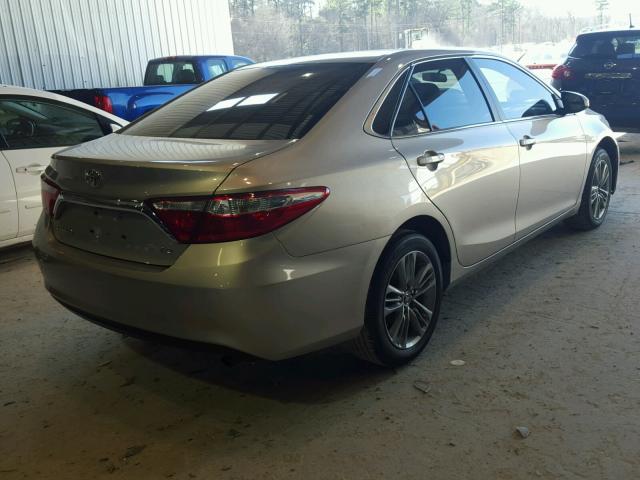 4T4BF1FK4FR508724 - 2015 TOYOTA CAMRY LE BEIGE photo 4