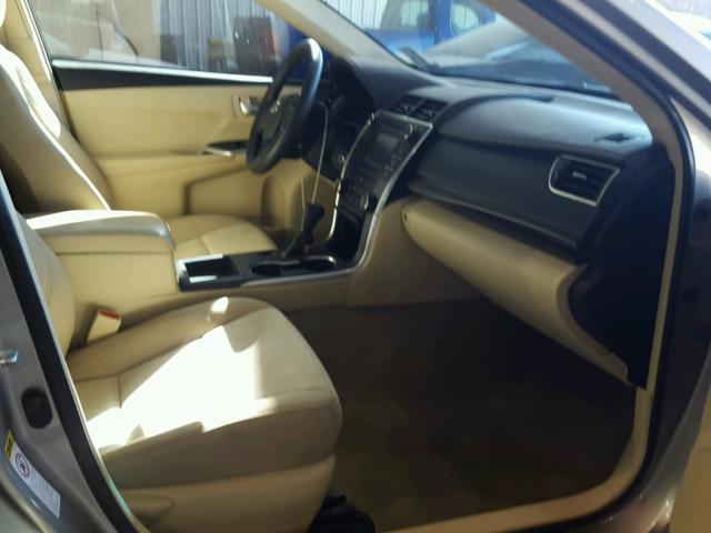 4T4BF1FK4FR508724 - 2015 TOYOTA CAMRY LE BEIGE photo 5