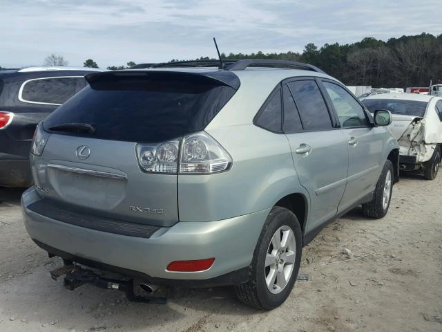 JTJHA31U140054820 - 2004 LEXUS RX 330 SILVER photo 4