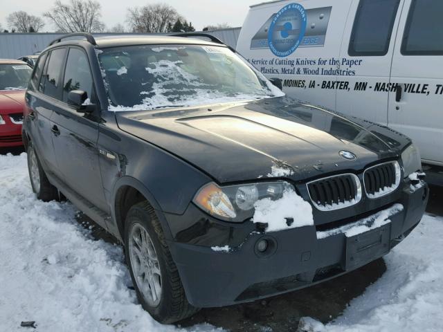 WBXPA73494WB25302 - 2004 BMW X3 2.5I BLACK photo 1