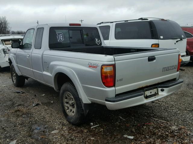 4F4YR16U04TM04176 - 2004 MAZDA B3000 CAB SILVER photo 3