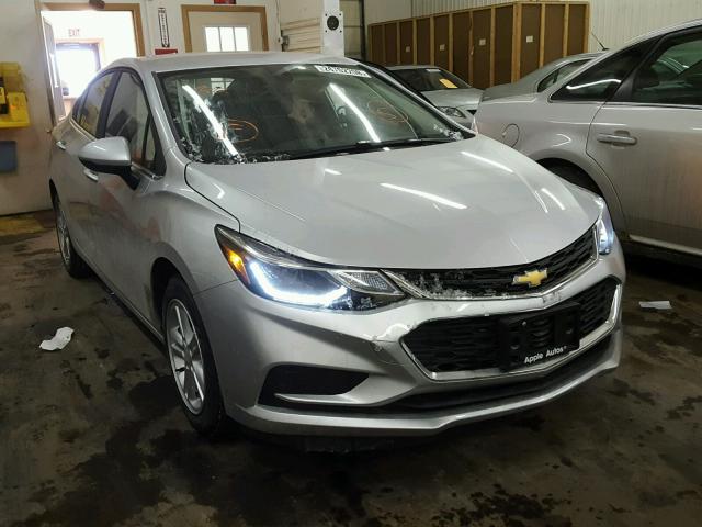 3G1BE5SM3HS560034 - 2017 CHEVROLET CRUZE LT SILVER photo 1