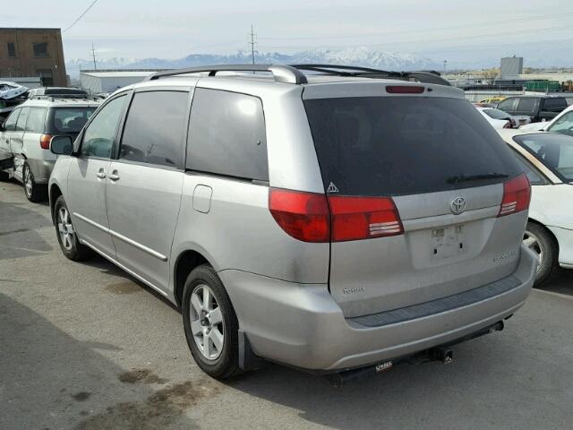 5TDZA23C25S345086 - 2005 TOYOTA SIENNA CE SILVER photo 3