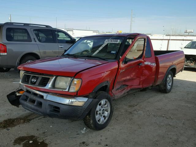 1N6DD26S5WC389314 - 1998 NISSAN FRONTIER K RED photo 2