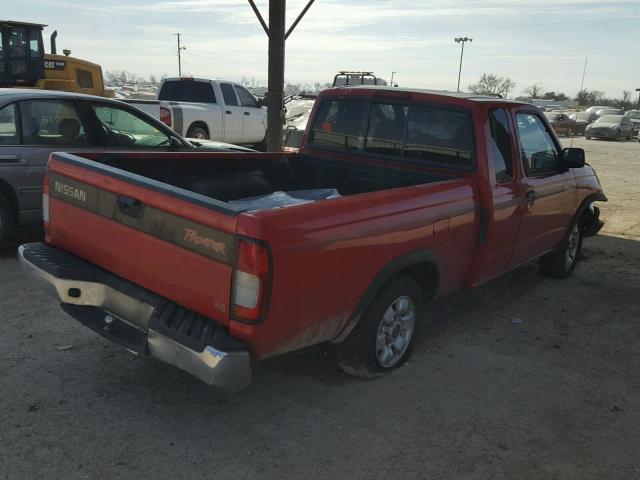 1N6DD26S5WC389314 - 1998 NISSAN FRONTIER K RED photo 4