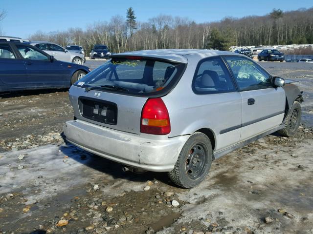 2HGEJ6449VH106339 - 1997 HONDA CIVIC DX SILVER photo 4