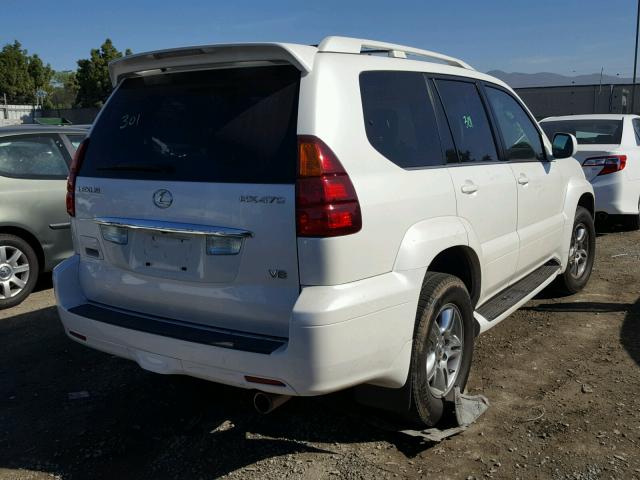 JTJBT20XX70139021 - 2007 LEXUS GX 470 WHITE photo 4