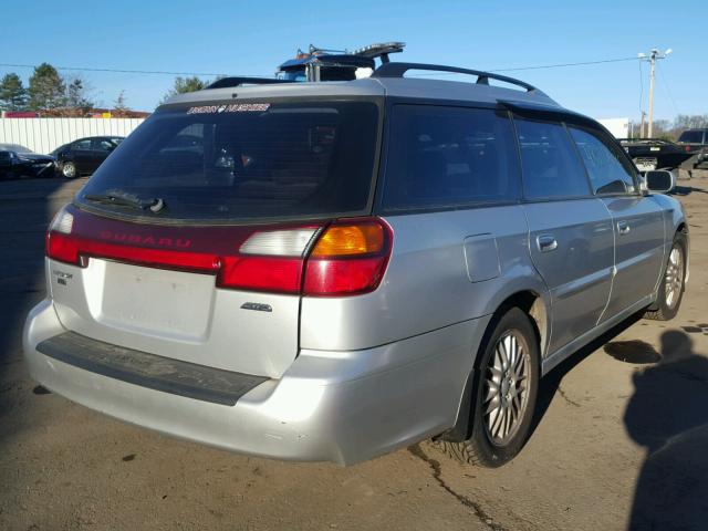 4S3BH635637310919 - 2003 SUBARU LEGACY L SILVER photo 4