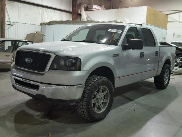 1FTRW12W88FB75196 - 2008 FORD F150 SUPER SILVER photo 2