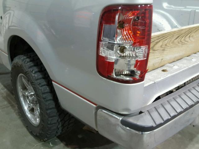 1FTRW12W88FB75196 - 2008 FORD F150 SUPER SILVER photo 9