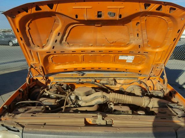 1FTHF25H9TEB32080 - 1996 FORD F250 ORANGE photo 7