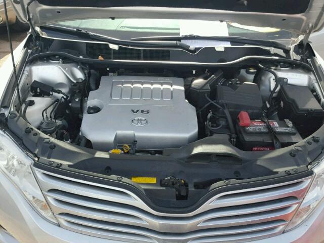 4T3ZK11A39U019164 - 2009 TOYOTA VENZA BASE SILVER photo 7