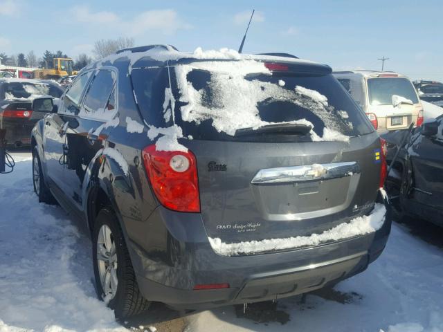 2CNFLEEW3A6244421 - 2010 CHEVROLET EQUINOX LT GRAY photo 3