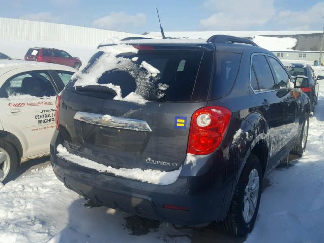 2CNFLEEW3A6244421 - 2010 CHEVROLET EQUINOX LT GRAY photo 4