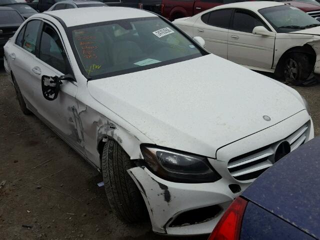 55SWF4JB7FU079188 - 2015 MERCEDES-BENZ C 300 WHITE photo 1