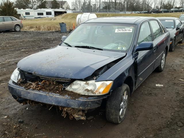 4T1BF28B93U302839 - 2003 TOYOTA AVALON XL BLUE photo 2