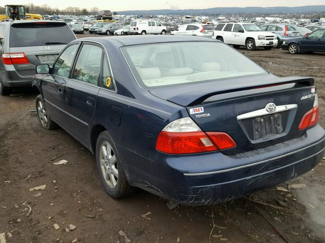 4T1BF28B93U302839 - 2003 TOYOTA AVALON XL BLUE photo 3