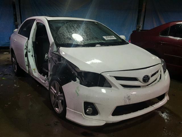 2T1BU4EE5DC076270 - 2013 TOYOTA COROLLA BA WHITE photo 1