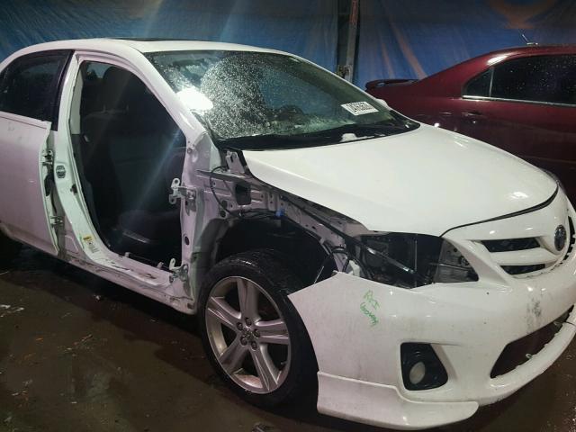 2T1BU4EE5DC076270 - 2013 TOYOTA COROLLA BA WHITE photo 9