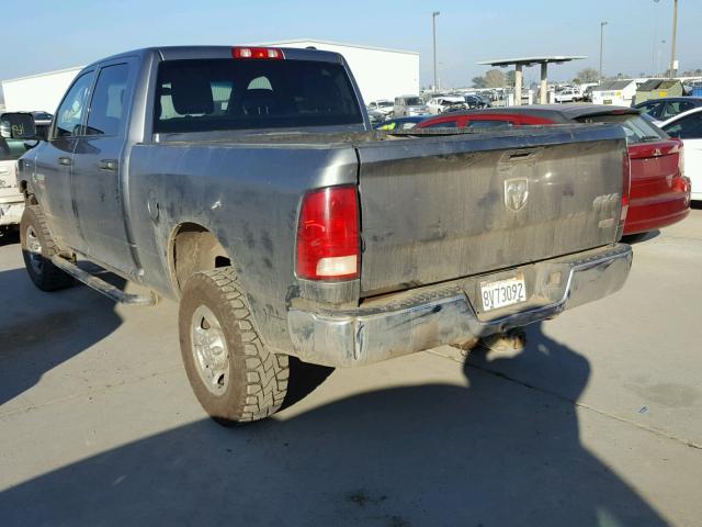 3C6UD5CL3CG158350 - 2012 DODGE RAM 2500 S GRAY photo 3