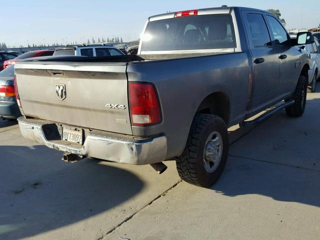 3C6UD5CL3CG158350 - 2012 DODGE RAM 2500 S GRAY photo 4