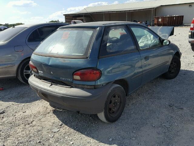 2C1MR2262V6748376 - 1997 GEO METRO GREEN photo 4