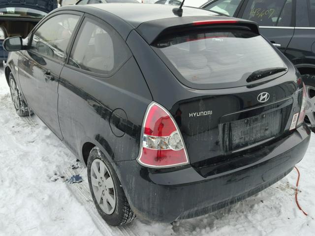 KMHCM3AC8AU180264 - 2010 HYUNDAI ACCENT BLU BLACK photo 3