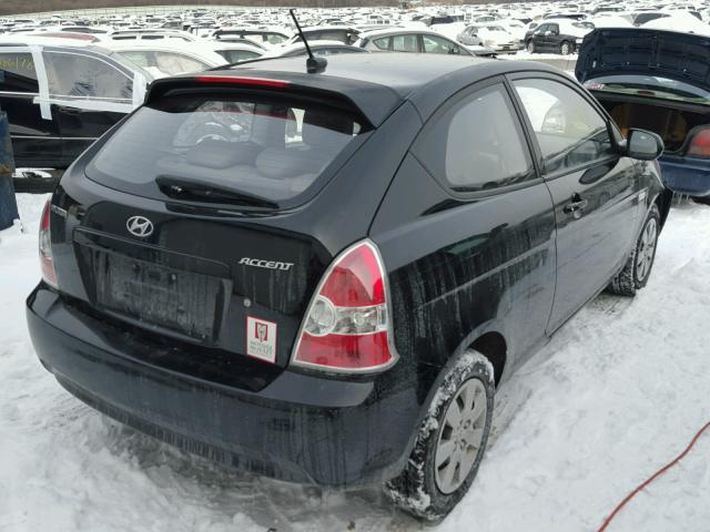 KMHCM3AC8AU180264 - 2010 HYUNDAI ACCENT BLU BLACK photo 4