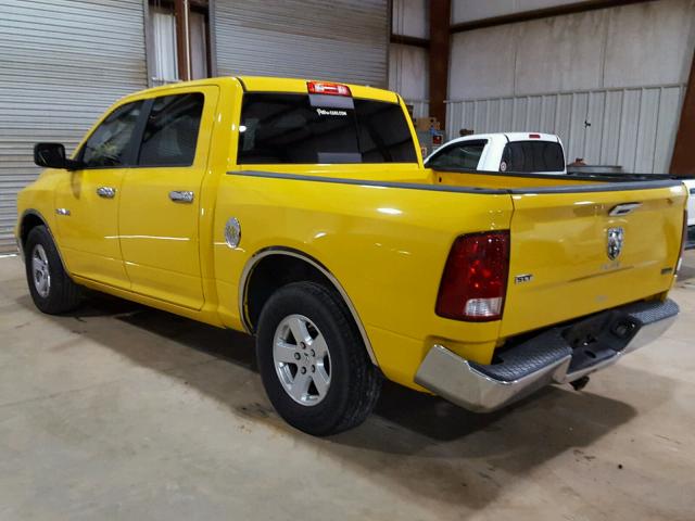 1D3HB13P69S718687 - 2009 DODGE RAM 1500 YELLOW photo 3