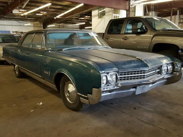 384396M339153 - 1966 OLDSMOBILE NINETY-EIG GREEN photo 1