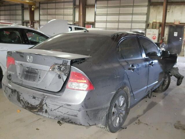 2HGFA16859H315722 - 2009 HONDA CIVIC EX Boz foto 4