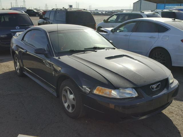 1FAFP4040YF175783 - 2000 FORD MUSTANG BLACK photo 1