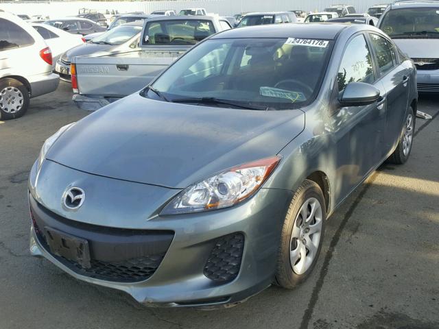 JM1BL1TG2D1813127 - 2013 MAZDA 3 I BLUE photo 2