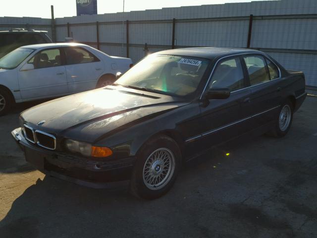 WBAGG8334XDN73577 - 1999 BMW 740 I AUTO GREEN photo 2