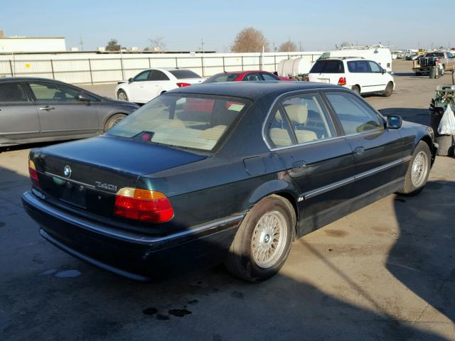 WBAGG8334XDN73577 - 1999 BMW 740 I AUTO GREEN photo 4