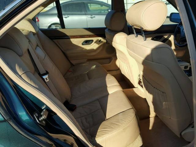 WBAGG8334XDN73577 - 1999 BMW 740 I AUTO GREEN photo 6