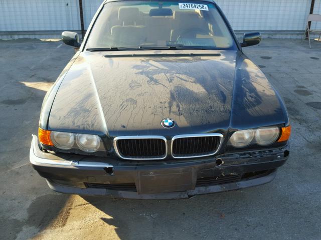 WBAGG8334XDN73577 - 1999 BMW 740 I AUTO GREEN photo 9