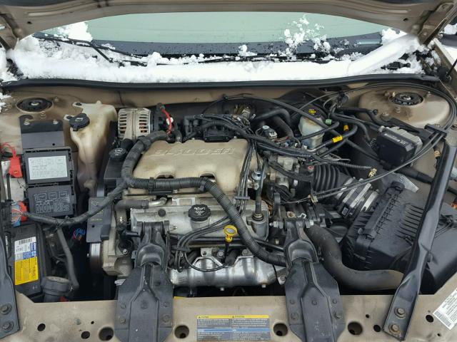 2G1WF52E949462785 - 2004 CHEVROLET IMPALA GOLD photo 7