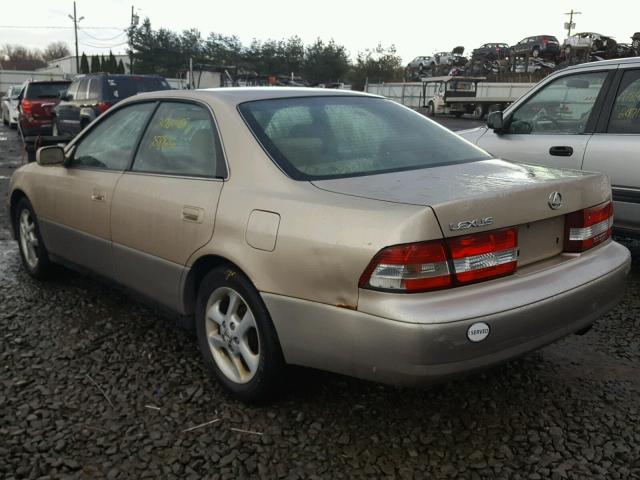 JT8BF28G8Y5084411 - 2000 LEXUS ES 300 TAN photo 3