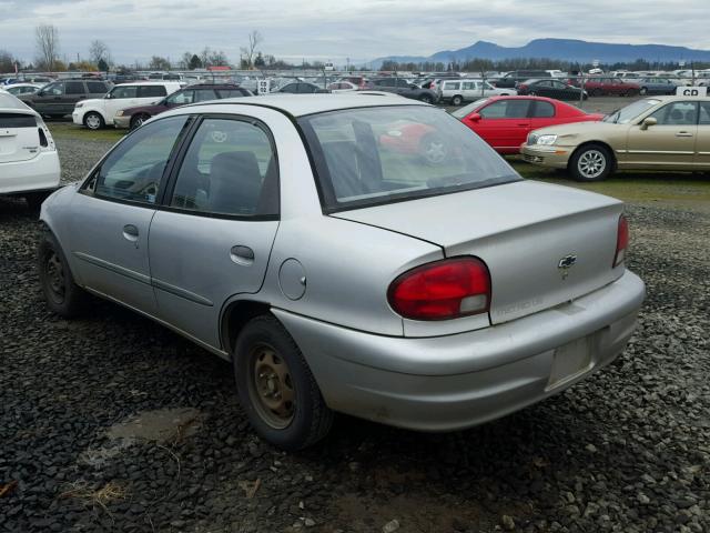 2C1MR522816710871 - 2001 CHEVROLET METRO LSI SILVER photo 3