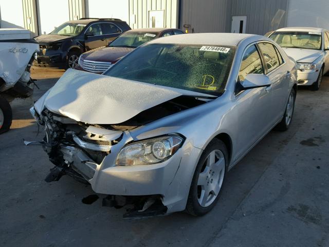 1G1ZJ57779F209355 - 2009 CHEVROLET MALIBU 2LT SILVER photo 2