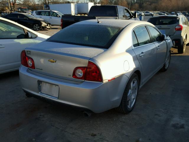 1G1ZJ57779F209355 - 2009 CHEVROLET MALIBU 2LT SILVER photo 4