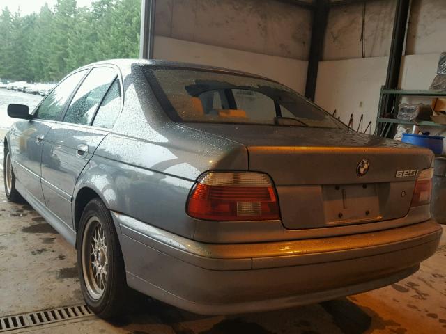 WBADT43461GF55252 - 2001 BMW 525 I AUTO GRAY photo 3