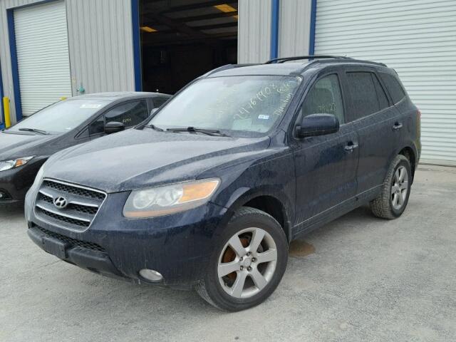 5NMSH13E57H121387 - 2007 HYUNDAI SANTA FE S BLUE photo 2