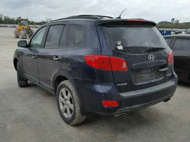 5NMSH13E57H121387 - 2007 HYUNDAI SANTA FE S BLUE photo 3