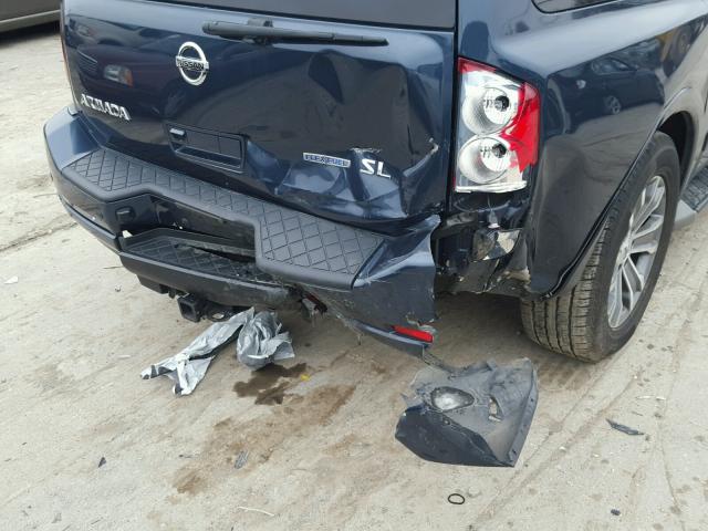 5N1BA0ND0FN605693 - 2015 NISSAN ARMADA SV BLUE photo 9