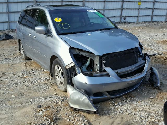 5FNRL38655B055948 - 2005 HONDA ODYSSEY EX BLUE photo 1