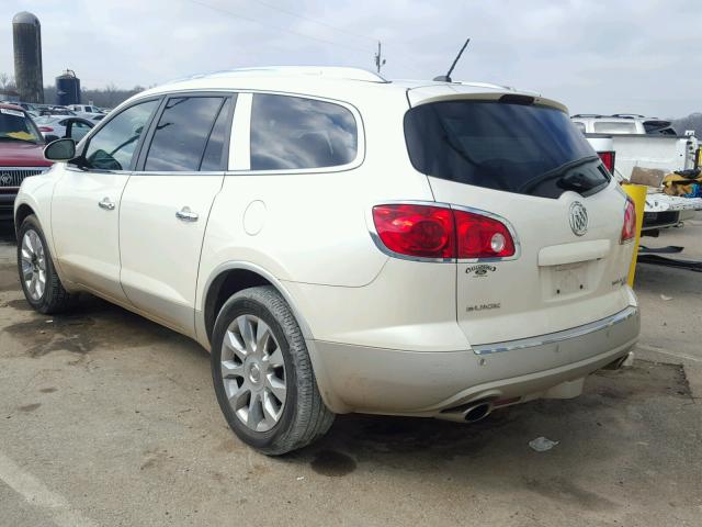 5GALRCED4AJ119084 - 2010 BUICK ENCLAVE CX WHITE photo 3