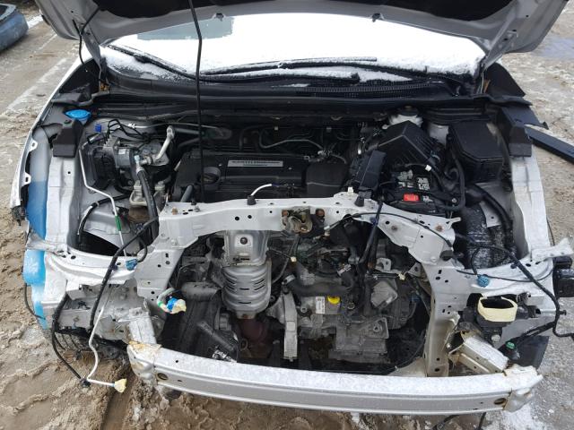 2HKRM4H77FH602636 - 2015 HONDA CR-V EXL SILVER photo 7