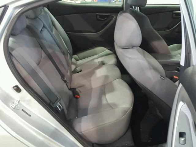 5NPDH4AE7DH248248 - 2013 HYUNDAI ELANTRA GL SILVER photo 6